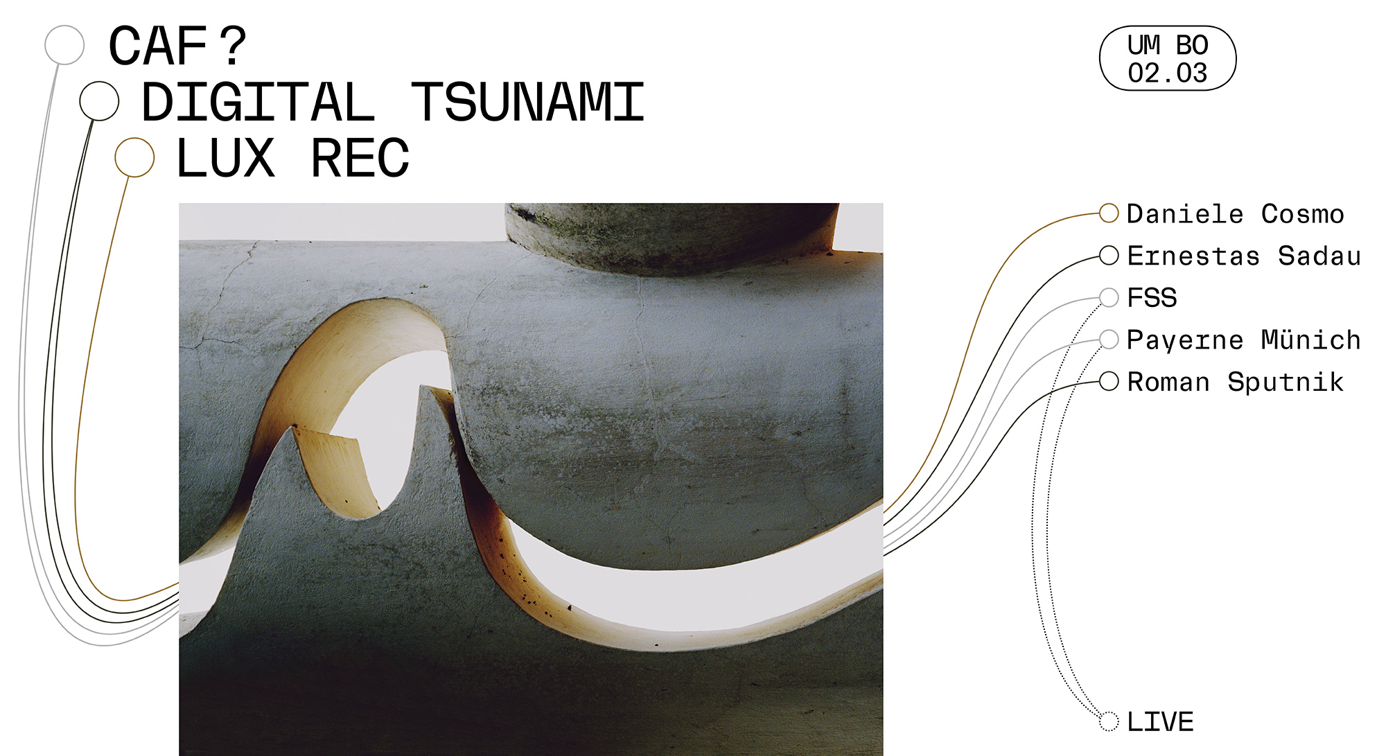 CAF? x Digital Tsunami x LUX REC